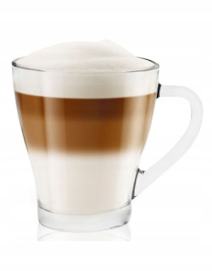 Szklanki kubki uchem kawy latte herbaty HUGO 360ml