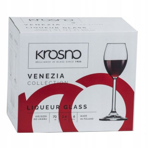 Kieliszki do likieru 70ml 6szt. VENEZIA | KROSNO
