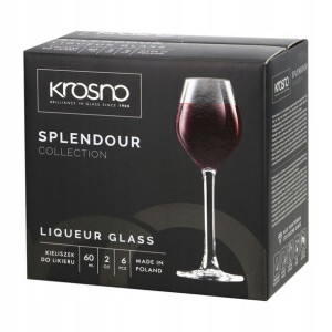 Kieliszki do likieru wódki 60ml SPLENDOUR | KROSNO
