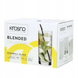 Szklanki long drink 350ml 6 szt. BLENDED | KROSNO