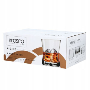 Szklanki do whisky 290ml 6 szt. X-LINE | KROSNO