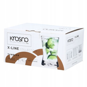 Szklanki do drinków 150ml 6 szt. X-LINE | KROSNO