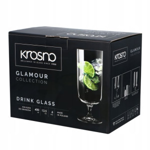 Kieliszki do drinków 400ml 6szt. GLAMOUR | KROSNO