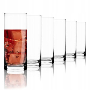 Szklanki do soków 300 ml LONG DRINK BASIC | KROSNO