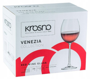 Kieliszki do wina czerwonego 350 ml VENEZIA KROSNO