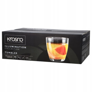 Szklanki do napojów 300ml ILUMINATION | KROSNO