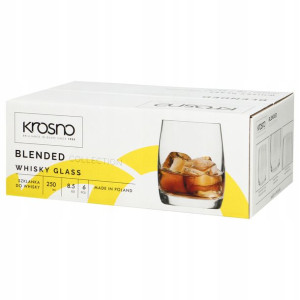 Szklanki do whisky 250ml 6 szt. BLENDED | KROSNO