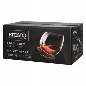 Szklanki do whisky 200ml 6szt. Roly-Poly | KROSNO