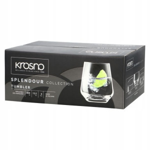 Szklanki do napojów 400ml 6szt. SPLENDOUR | KROSNO