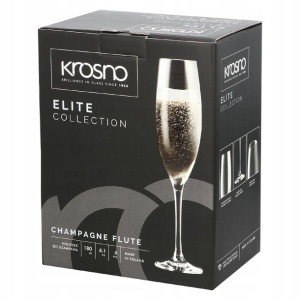 Kieliszki do szampana 180ml 6 szt ELITE | KROSNO