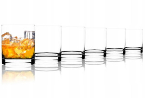 Szklanki do whisky drinków soku Vivat 220ml KROSNO