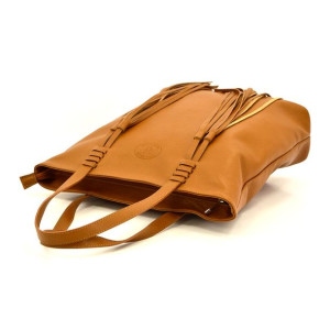 vp1018 Stylowa torebka skórzana BOHO style frędzle
