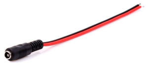 Gniazdo Zasilające Na Przewodzie 2.1/5.5mm
