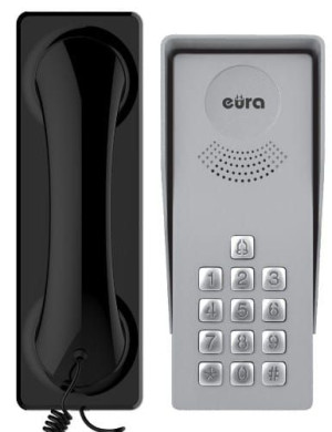 Domofon ''eura'' Adp-37a3 ''ingresso Nero''