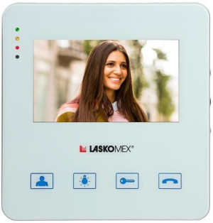 Laskomex Monitor MVC-8251 BIAŁY KOLOR 4.3"
