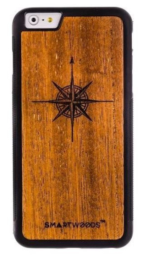 Smart Woods Róża Wiatrów - etui do iPhone 6+/6S+