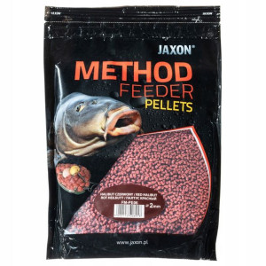 Pellet Jaxon 2mm Halibut Czerwony 500g