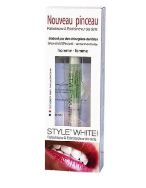 Style White Odświeżający Pędzelek z żelem do wybielania zębów