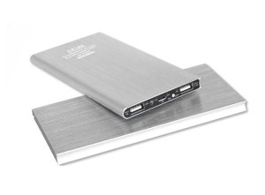 Power bank 20000 slim alu silver