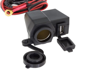 Gniazdo zapalniczki 12V 5V USB 2w1