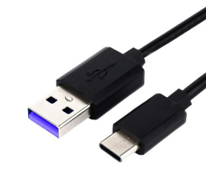 KK21T Kabel USB TYP-C 1M czarny