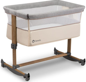 Lionelo Leonie - łóżeczko dostawne | Beige Sand Grey