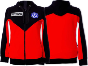 Bluza ratownicza FLUO damska rozpinana z kapturem North-Wind funkcyjna z lo