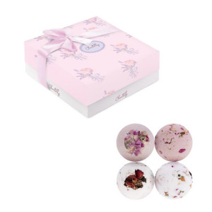 CHANTILLY SOFT ROSE Zestaw 4 kul + pudełko prezent
