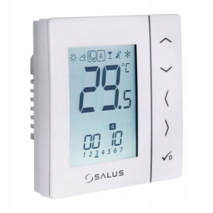Cyfrowy Regulator Temperatury Vs35w Salus - Biały