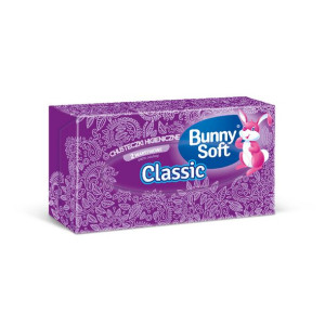 BUNNY SOFT Chusteczki kartonik 2warst. 100 szt.
