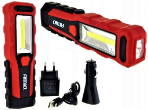 Kompaktowa Latarka Led Z Akumulatorem I Magnesem