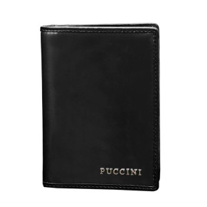 Etui na dokumenty skórzane PUCCINI CY1595 1 Czarne