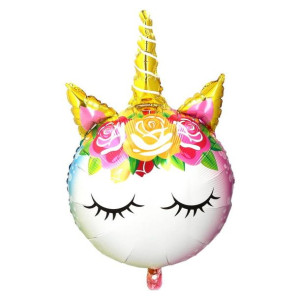 Balon 22"jednorożec Śpiący Ze Złotym Rogiem