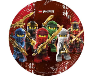 Talerze Papierowe Lego Ninjago, 23cm - 8 Szt.