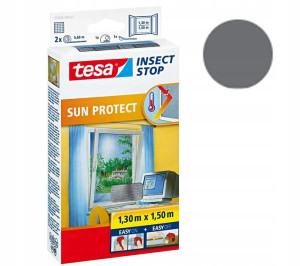 TESA Moskitiera przeciwsłoneczna 1,3m x 1,5m CZERŃ
