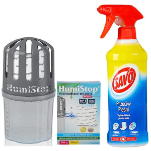 Zestaw przeciw wilgoci - HUMISTOP + WKŁAD + SAVO