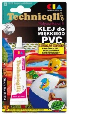 KLEJ DO MIĘKKIEGO PVC 20ml - Technicqll