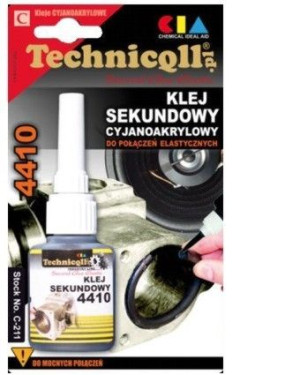 Klej Sekundowy Do Połączeń Elastycznych 20g