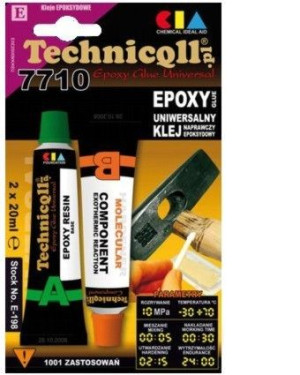 KLEJ EPOKSYDOWY UNIWERSALNY 2x20ml - Technicqll