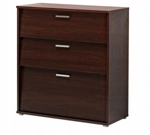 Szafka na buty 80 cm 3 uchylne klapy wenge B1