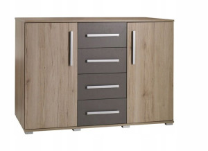 Komoda 130 cm san remo + popiel sypialnia DO3