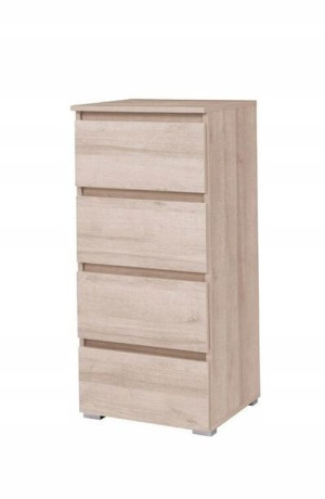 Komoda nowoczesna wąska 45cm dąb sonoma CS-7