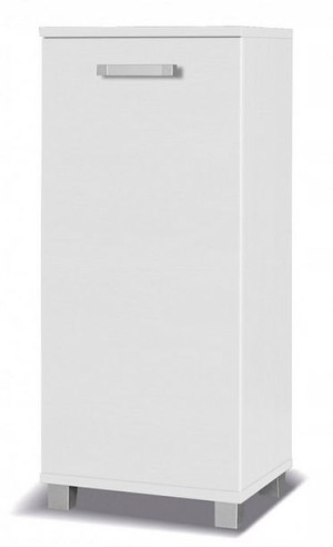 Komoda wąska drzwi 50 cm biały mat X5