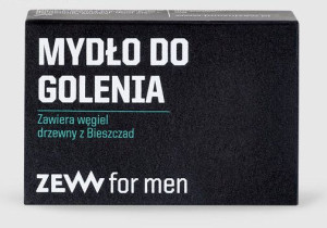 ZEW for men Mydło do Golenia z węglem drzewnym