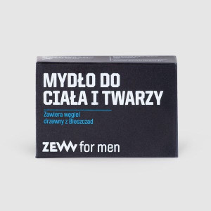 ZEW for men Mydło do Ciała i Twarzy z węglem drzew