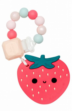 Gryzak z zawieszką - Strawberry LouLou Lollipop