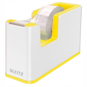 Podajnik do taśmy klejącej Leitz WOW żółty