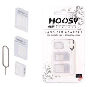 Adapter kart nano microSIM 3w1 do telefonów