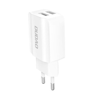 Dudao Ładowarka EU 2xUSB 2.4A A2EU Biała
