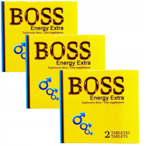 Tabletki Na Erekcję Potencję Extra Moc Boss Energy